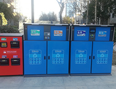 德瀾仕智能分類垃圾桶進(jìn)小區(qū)，居民受益齊點(diǎn)贊